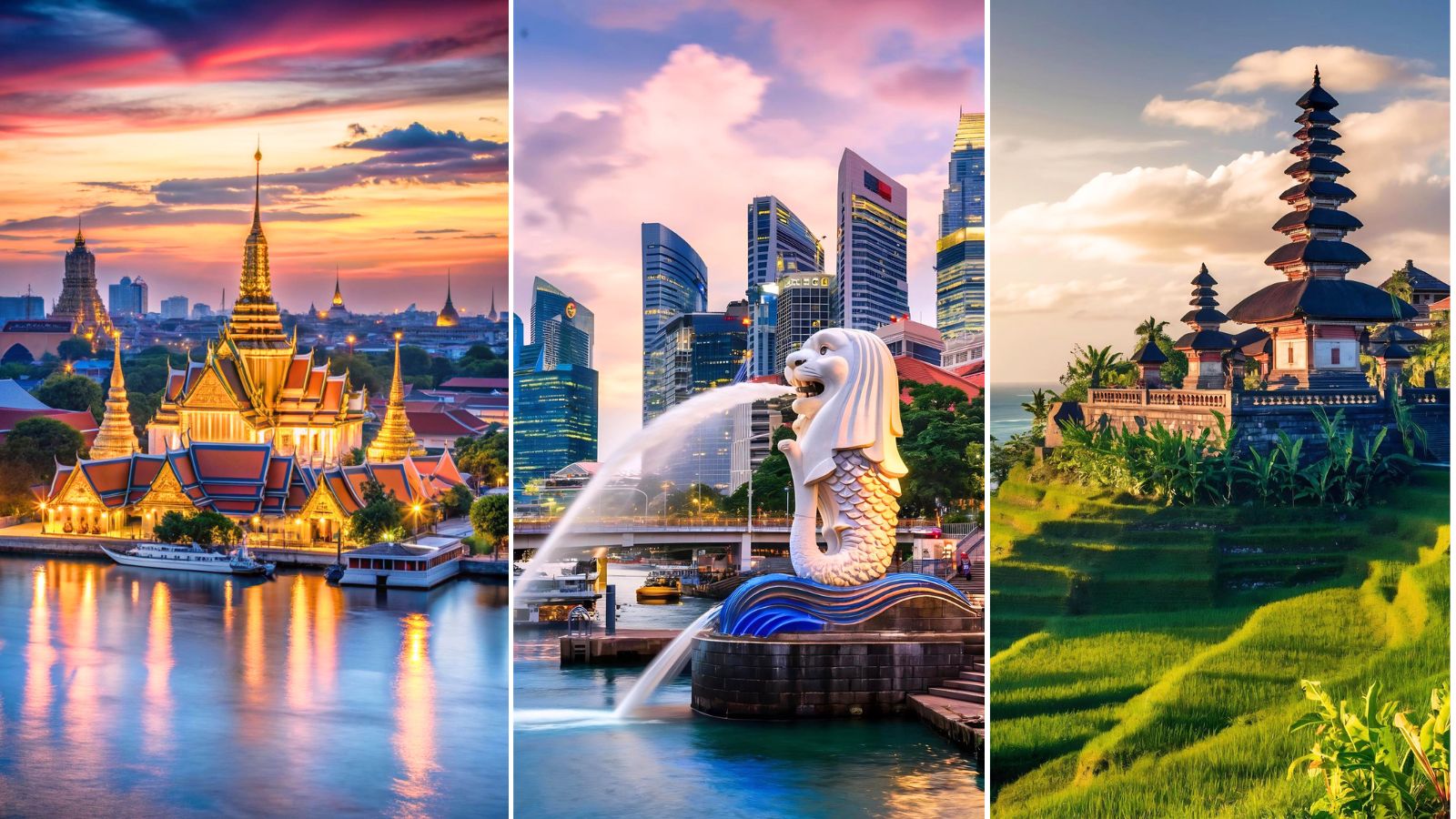 Cheap Flights to Bali – 13-Night Bangkok, Singapore & Bali Escape