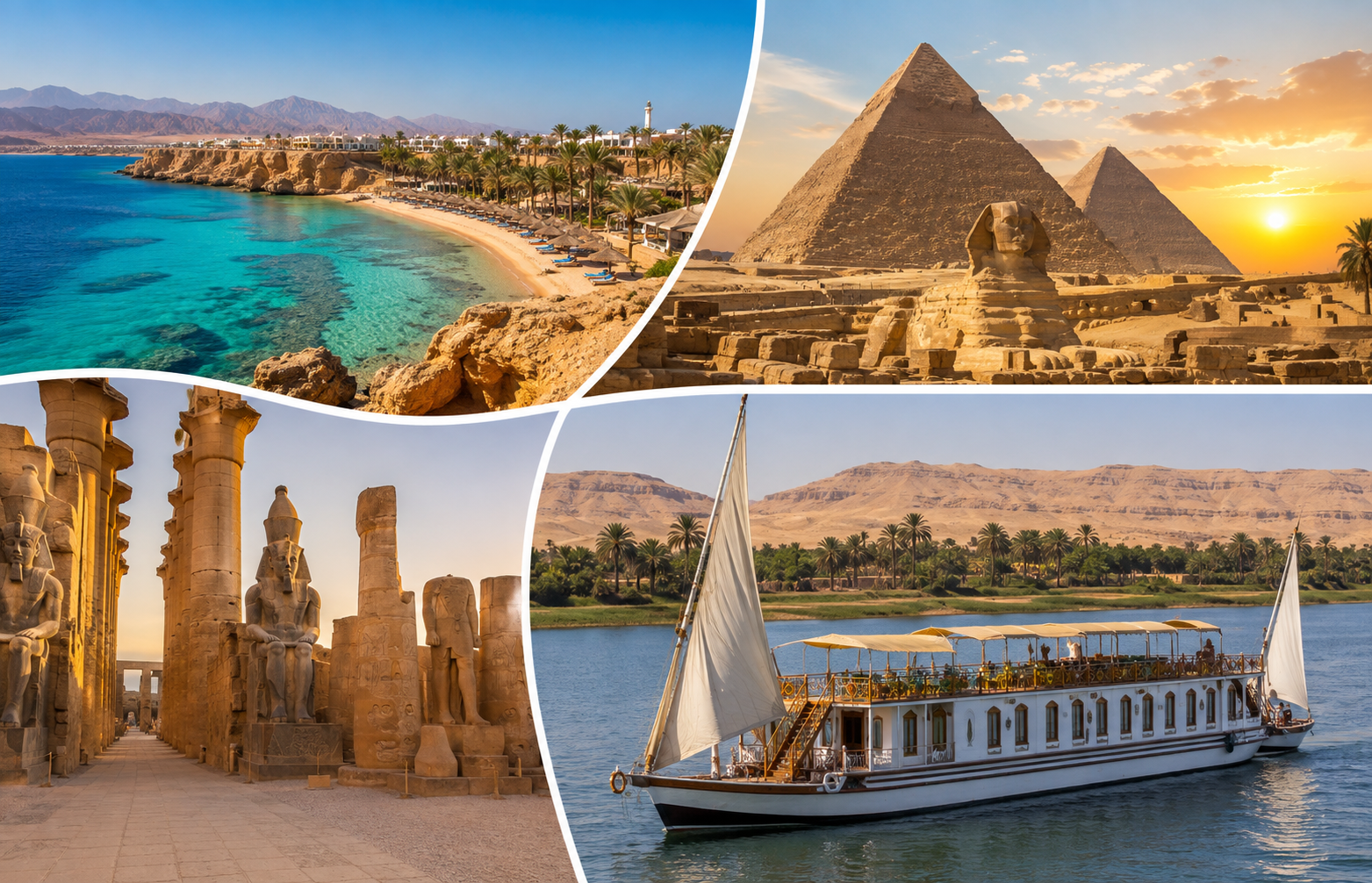 Sharm El Sheikh & Cairo with Luxor Nile Cruise